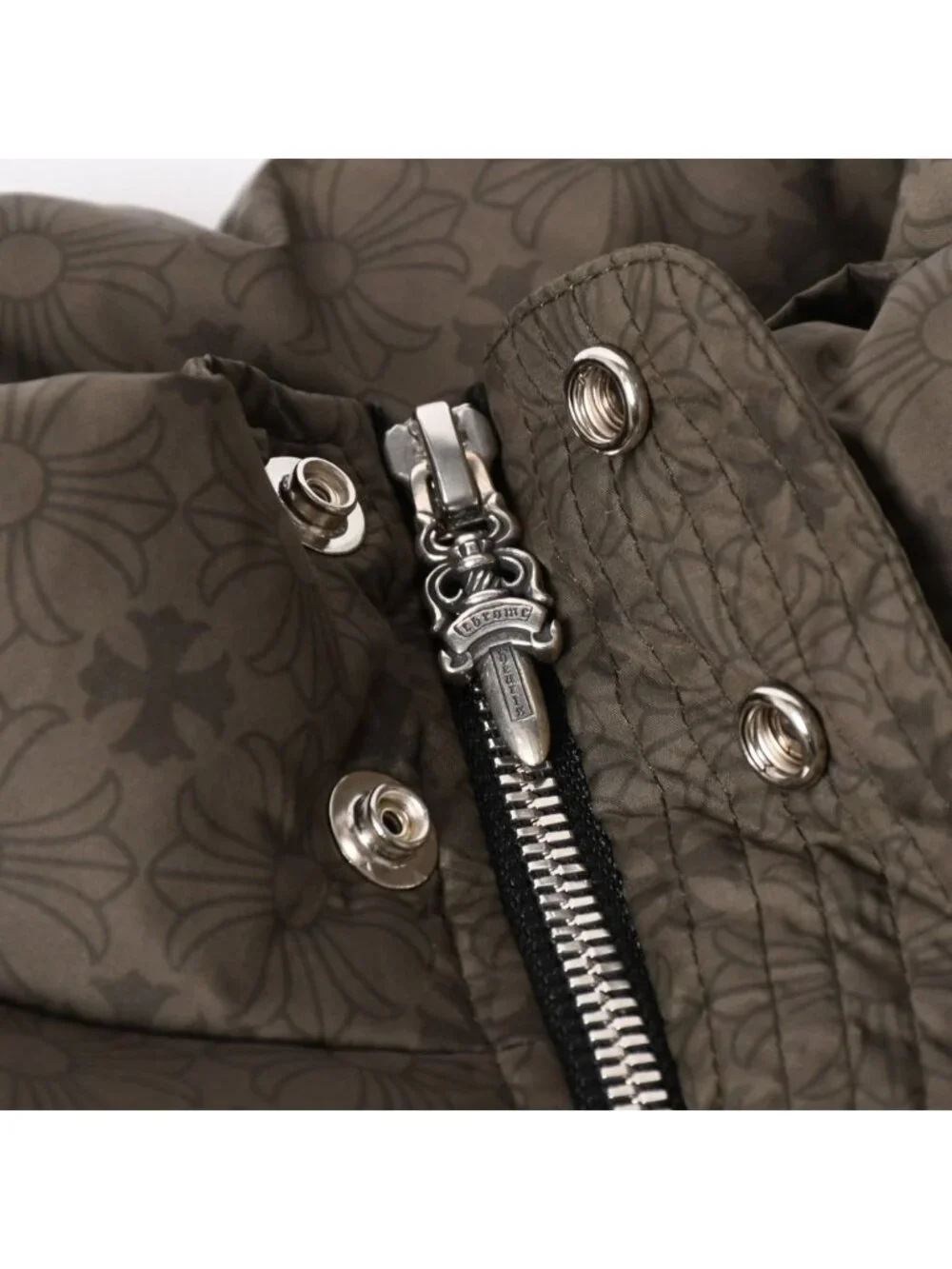 Chrome Hearts CH Plus Stiff Down Vest CH Khaki All Over Print M